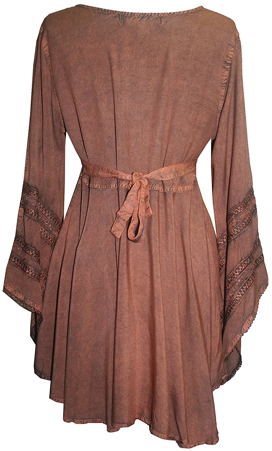 11 B Gypsy Medieval Stylish Bohemian Flare Corset Tunic