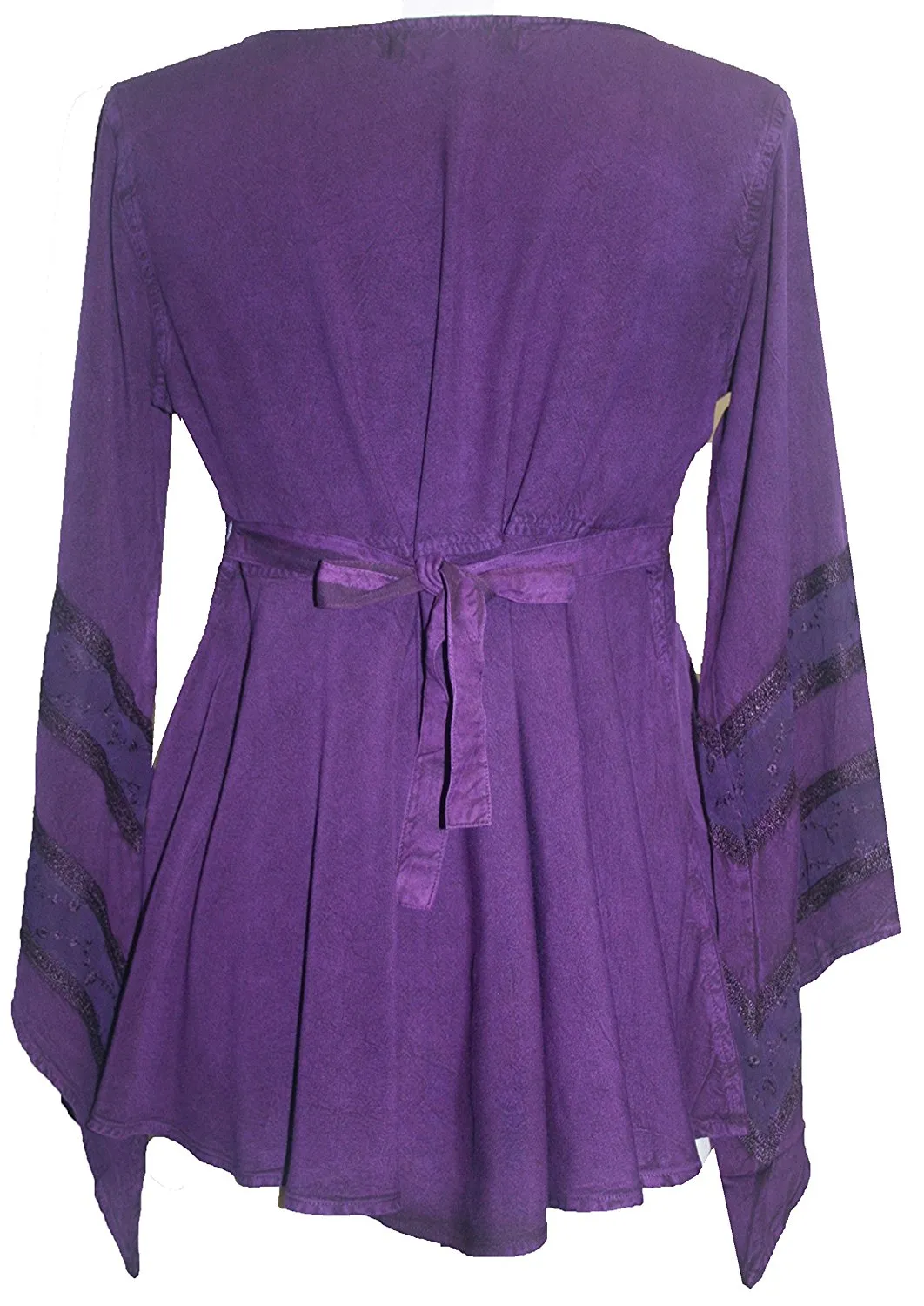 11 B Gypsy Medieval Stylish Bohemian Flare Corset Tunic