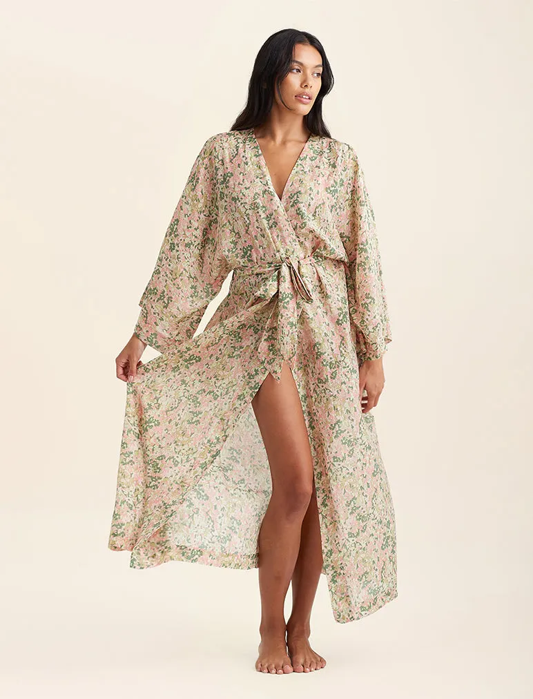 Adeline Kimono Maxi Robe