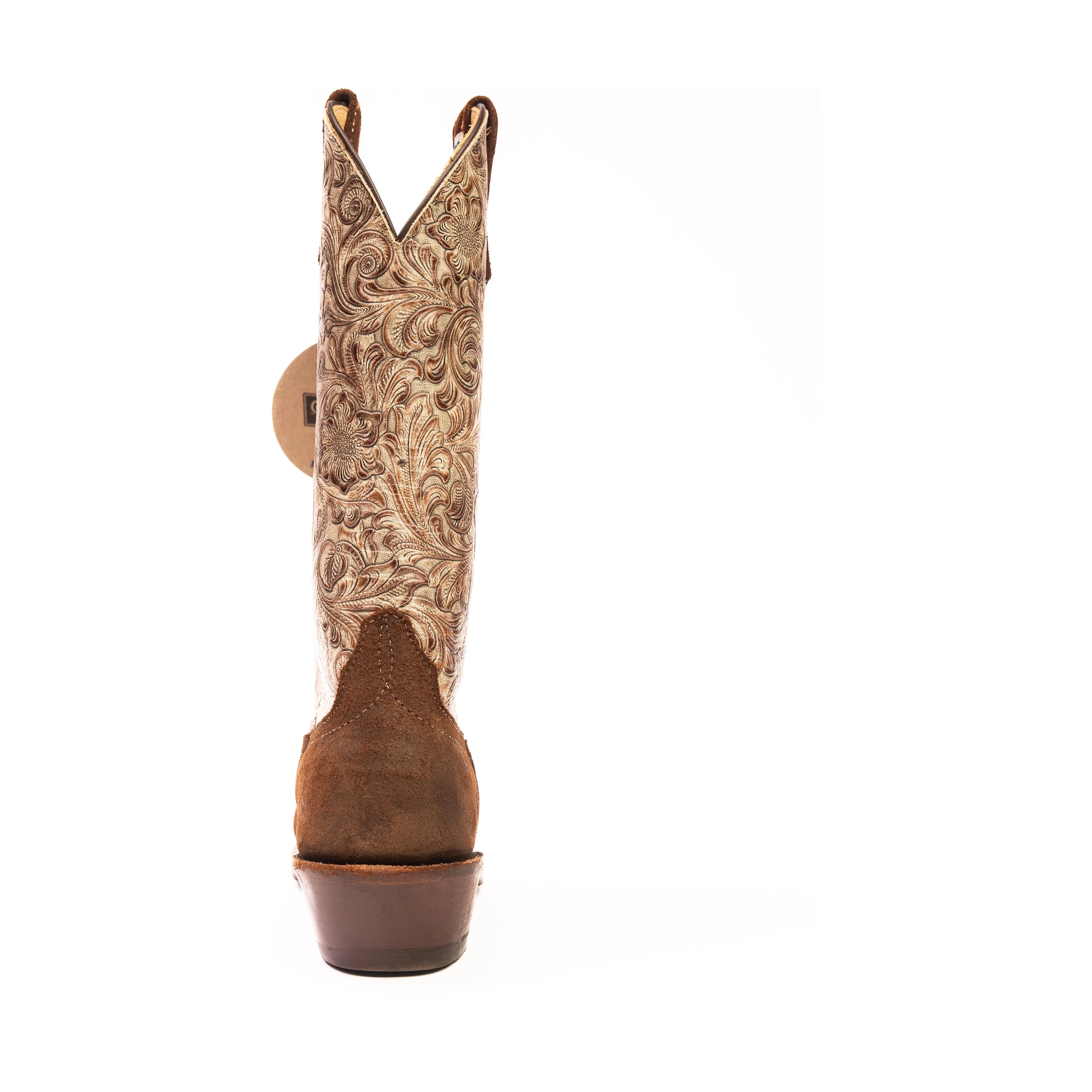 Anderson Bean Raiz Waxy Kudu with Tooled Tops