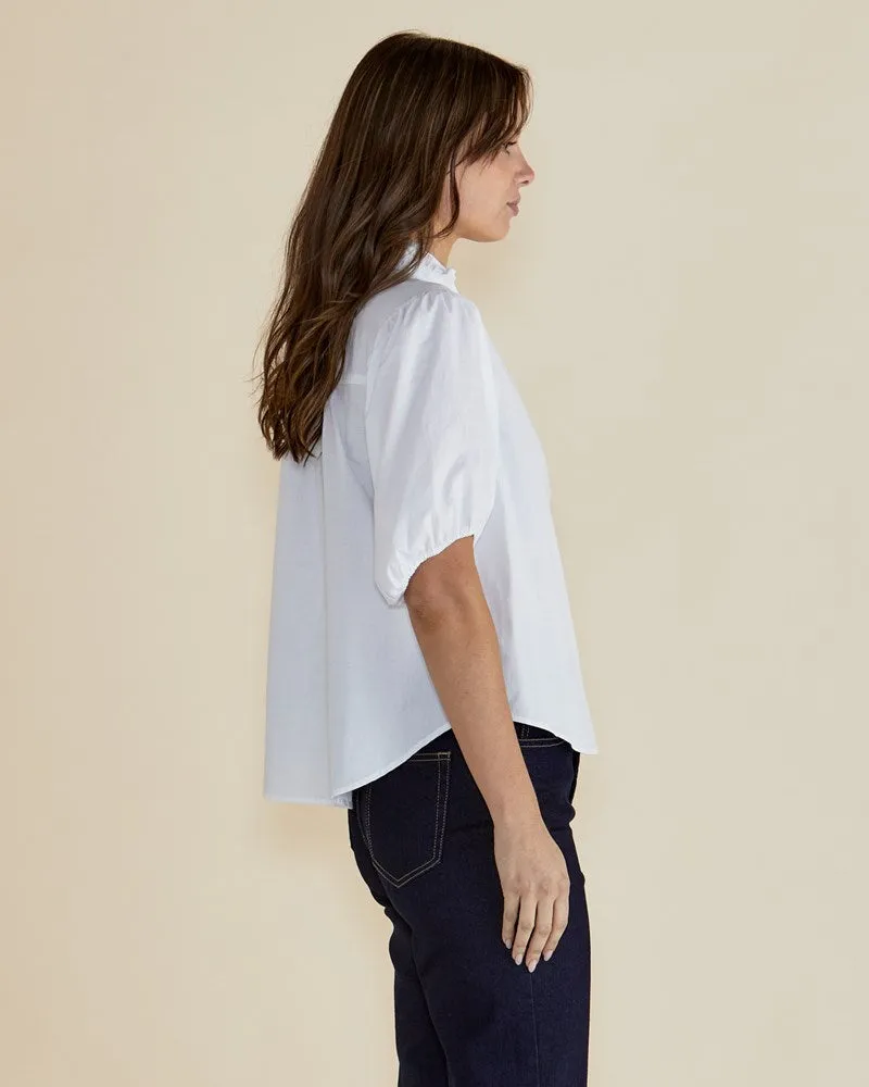 Avery Blouse - White