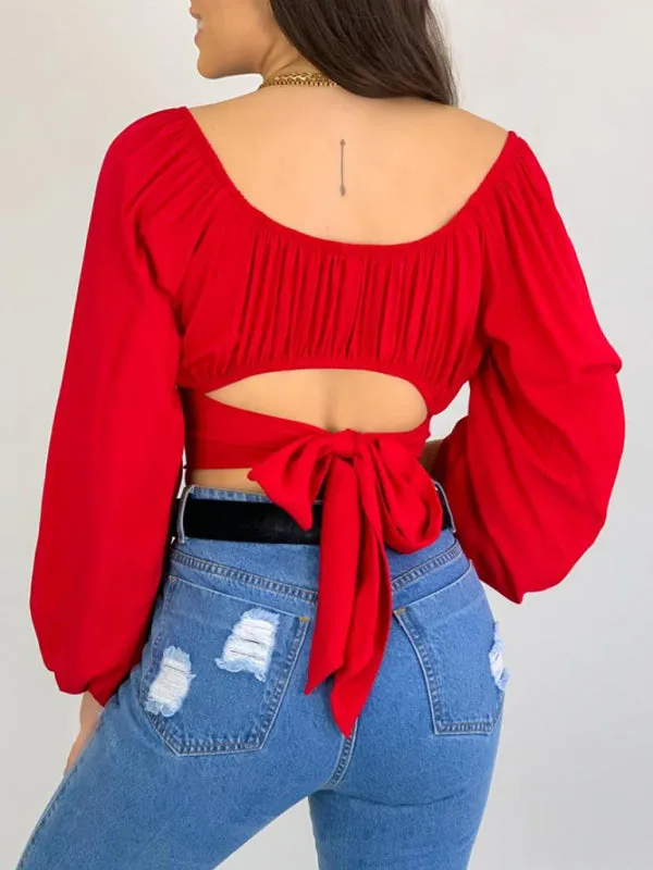 Balloon Sleeve Top
