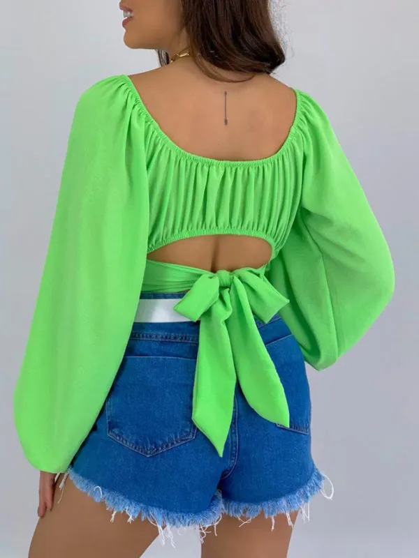 Balloon Sleeve Top