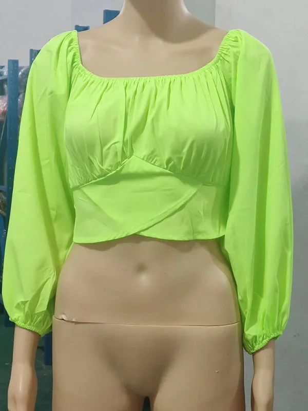 Balloon Sleeve Top