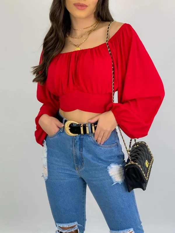 Balloon Sleeve Top