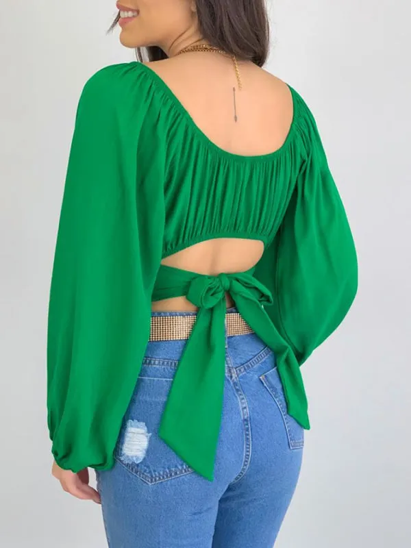 Balloon Sleeve Top