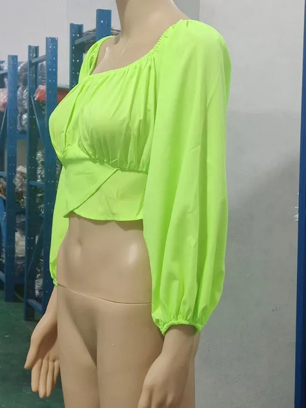 Balloon Sleeve Top