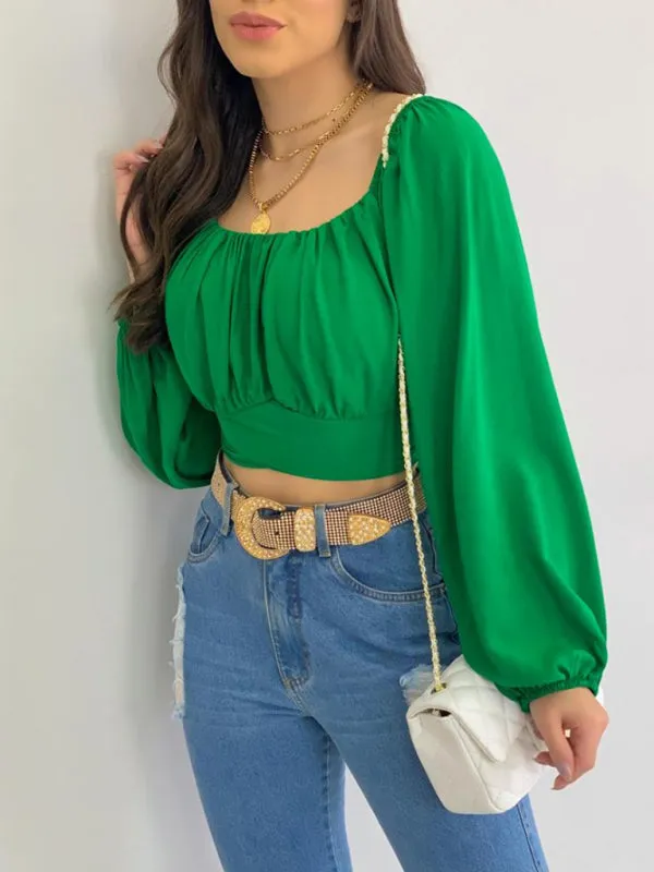 Balloon Sleeve Top