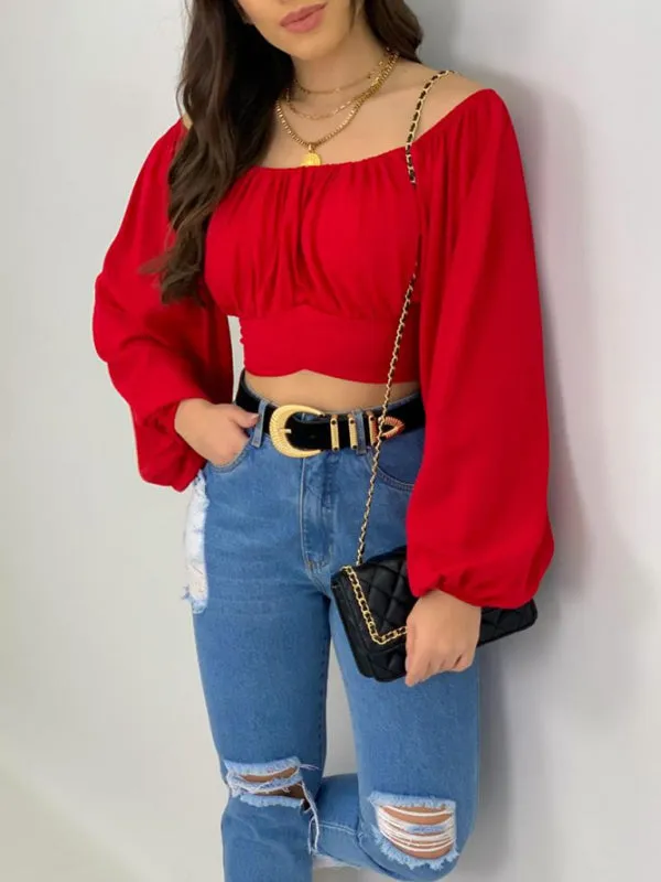Balloon Sleeve Top