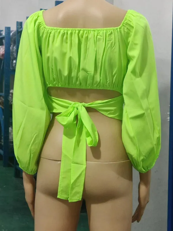 Balloon Sleeve Top