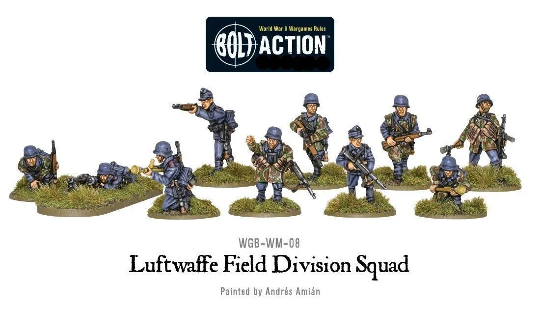 Bolt Action: German Luftwaffe Field Division Squad