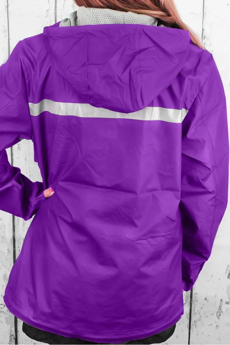 Charles River Women's New Englander Violet Rain Jacket *Customizable! (Wholesale Pricing N/A)