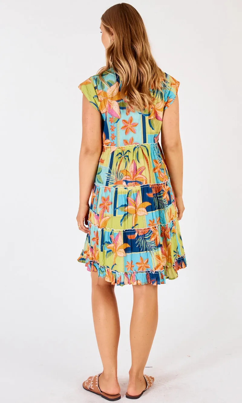 Cotton Tiered Dress Jemma, More Colours