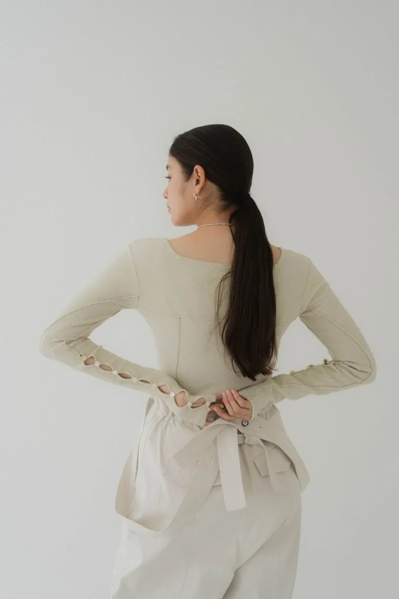 design cut square tops/2color
