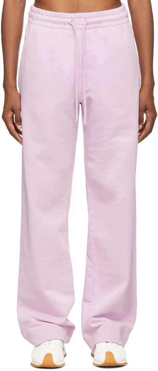 Dries Van Noten Purple French Terry Lounge Pants