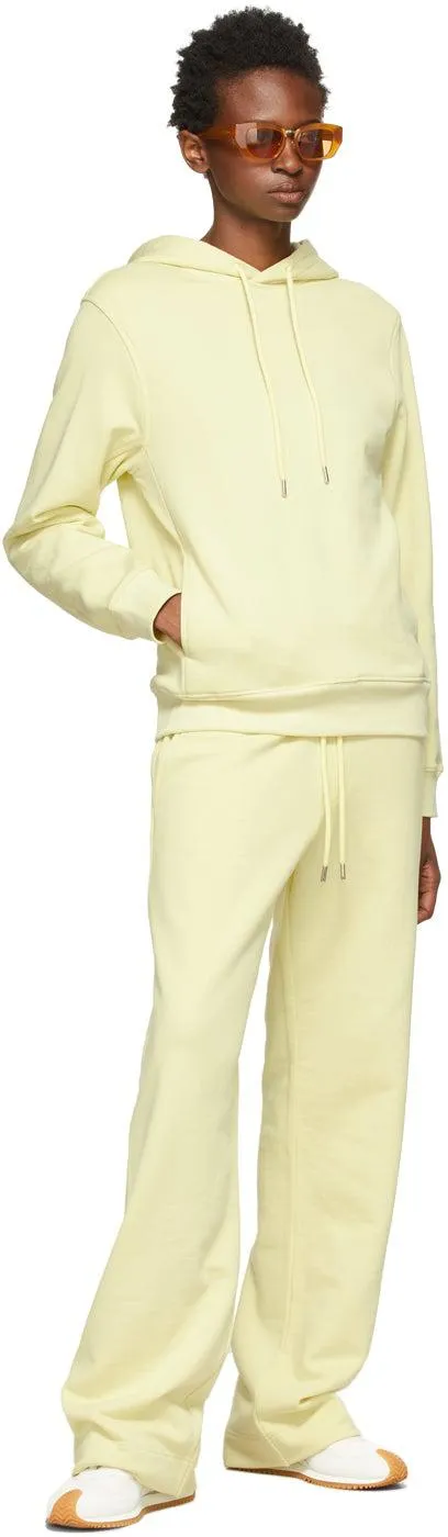 Dries Van Noten Yellow French Terry Lounge Pants