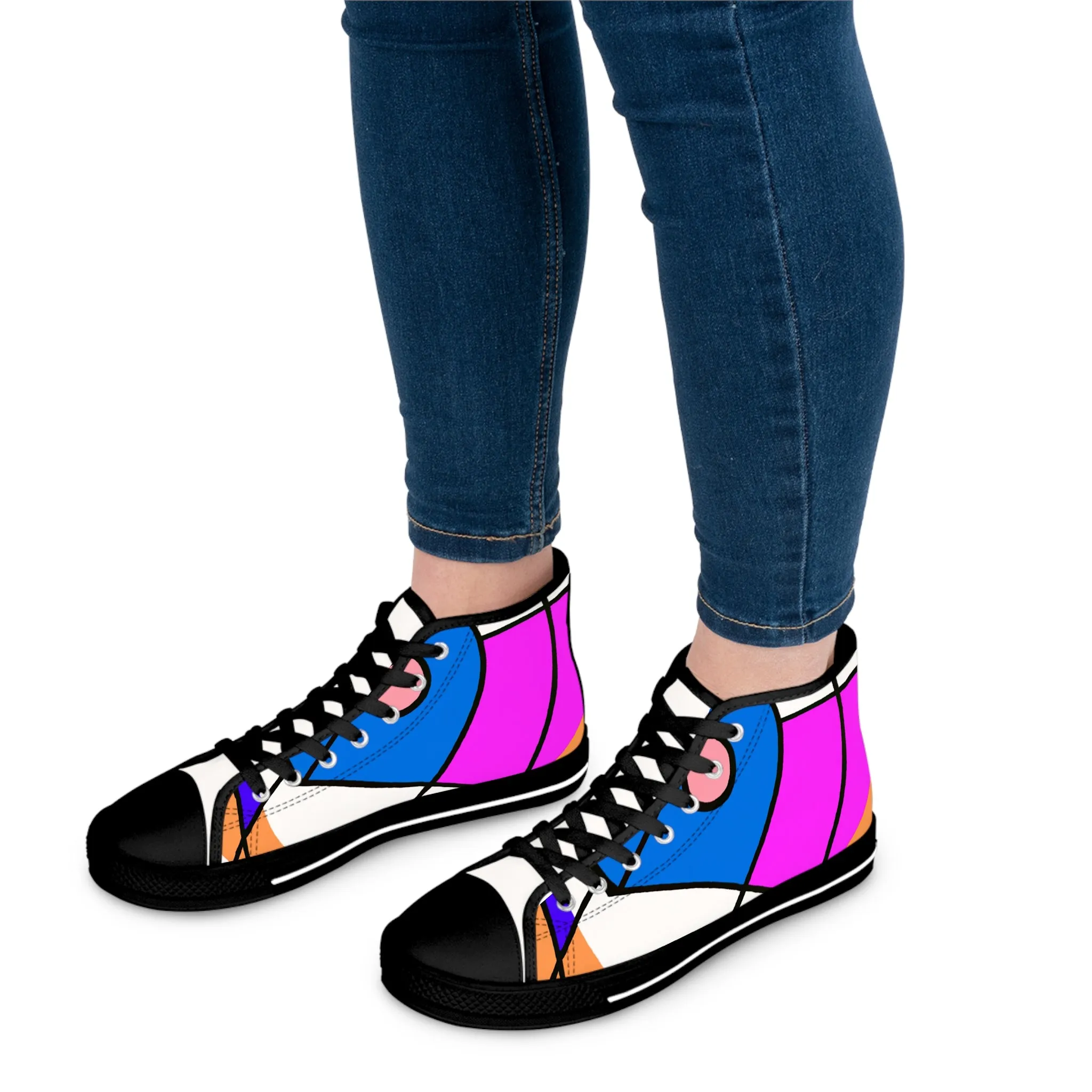 Fashion Flowy. - high top