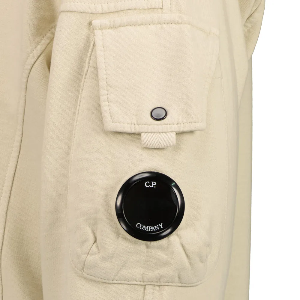 Light Fleece Polo Collar Lens Sweatshirt