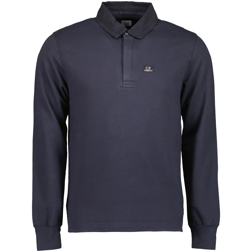 Light Fleece Polo Collared Sweatshirt