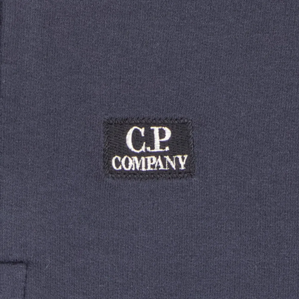 Light Fleece Polo Collared Sweatshirt