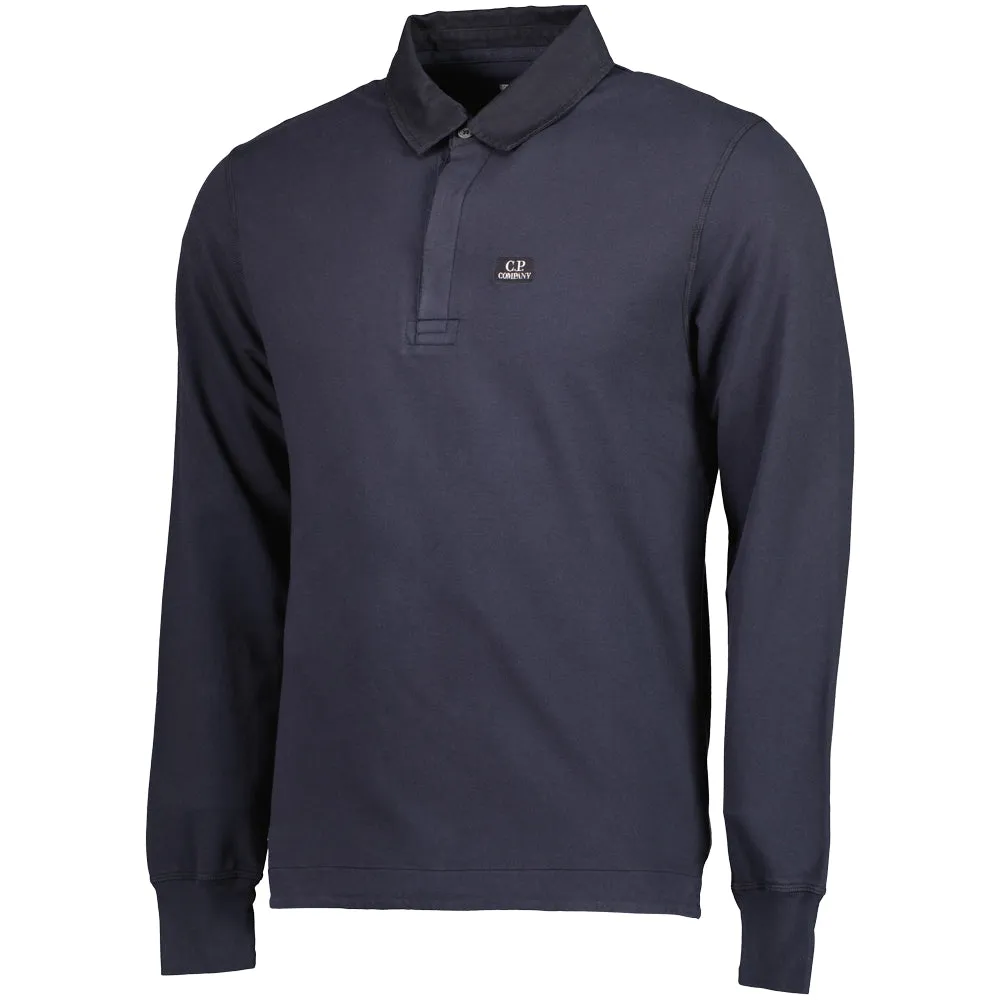 Light Fleece Polo Collared Sweatshirt