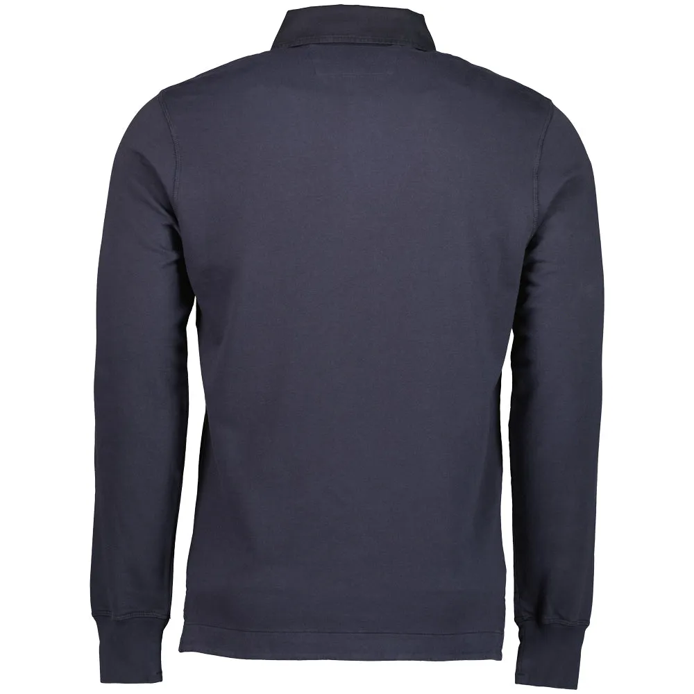 Light Fleece Polo Collared Sweatshirt