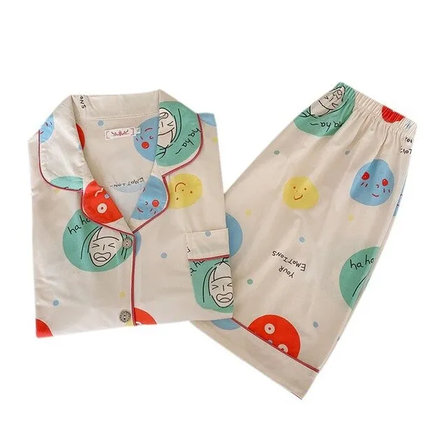 New Summer Ladies Pajamas Suit
