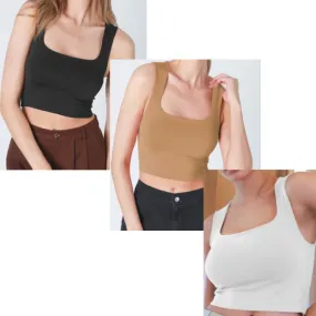 Square Neck Crop Top