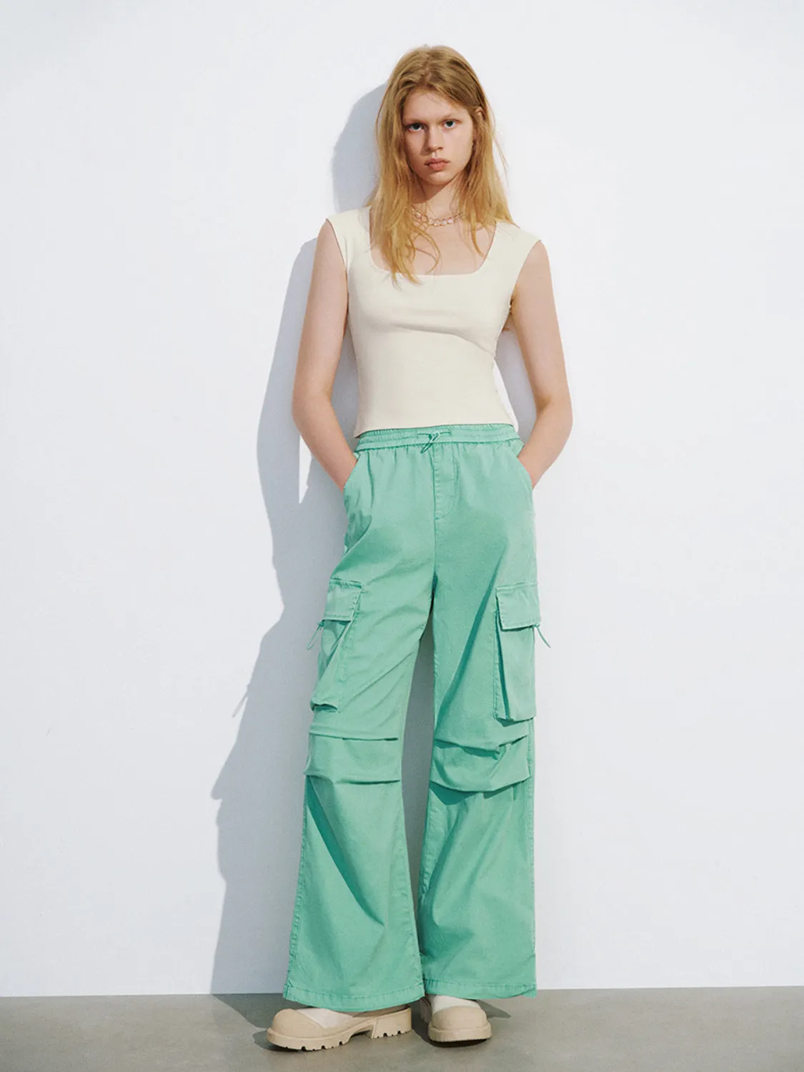 Square Neck Tank Tops