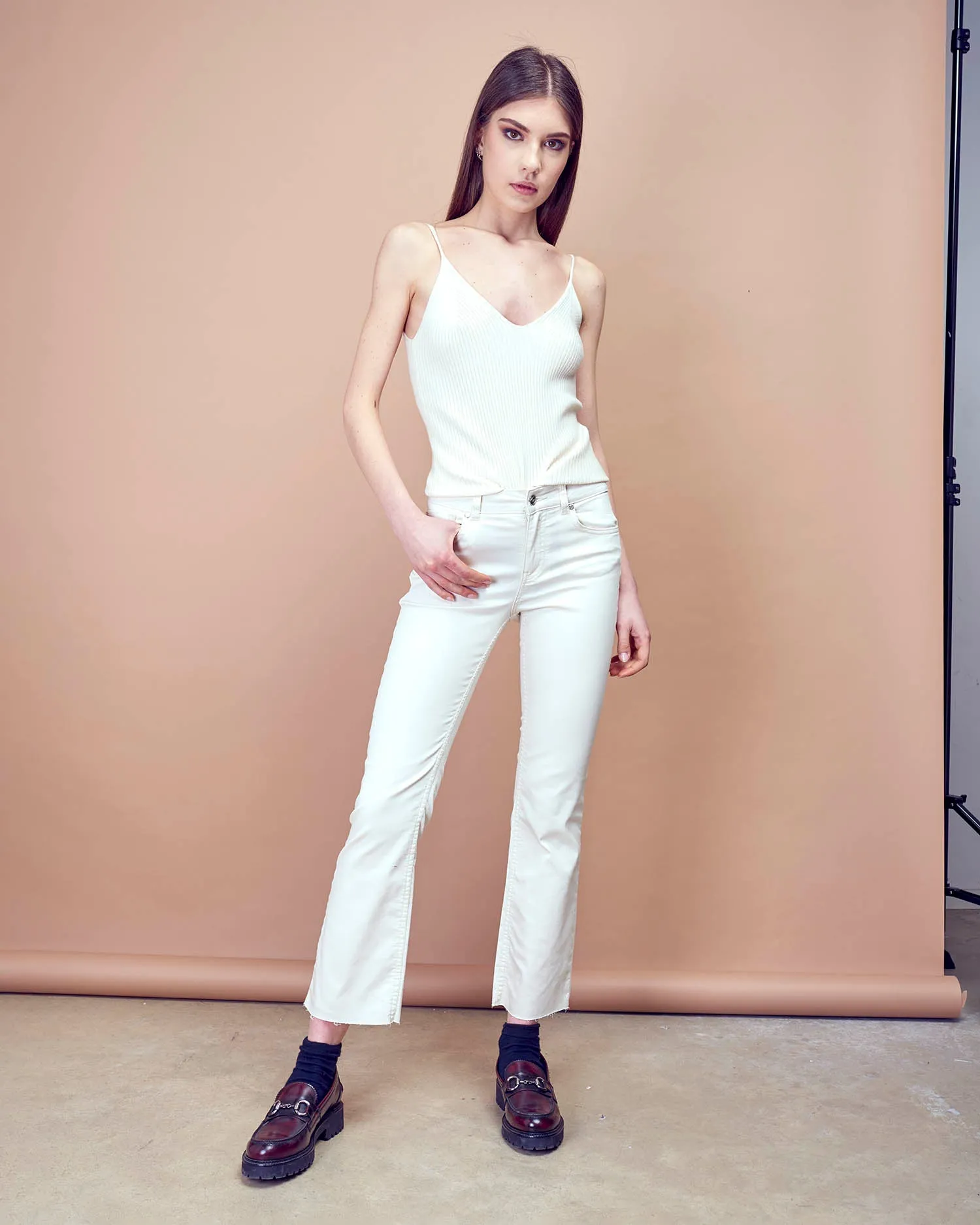 Straight leg pants