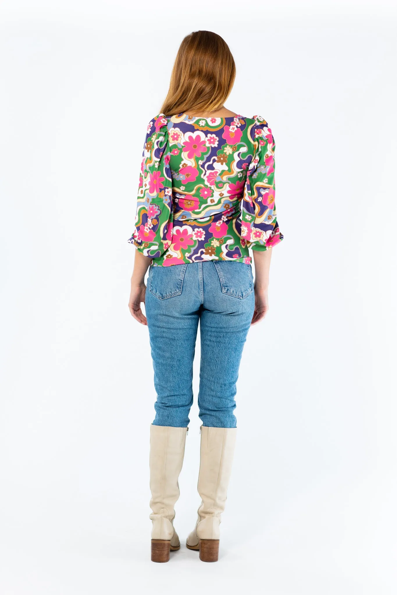 The Colette Top - Lava Lamp