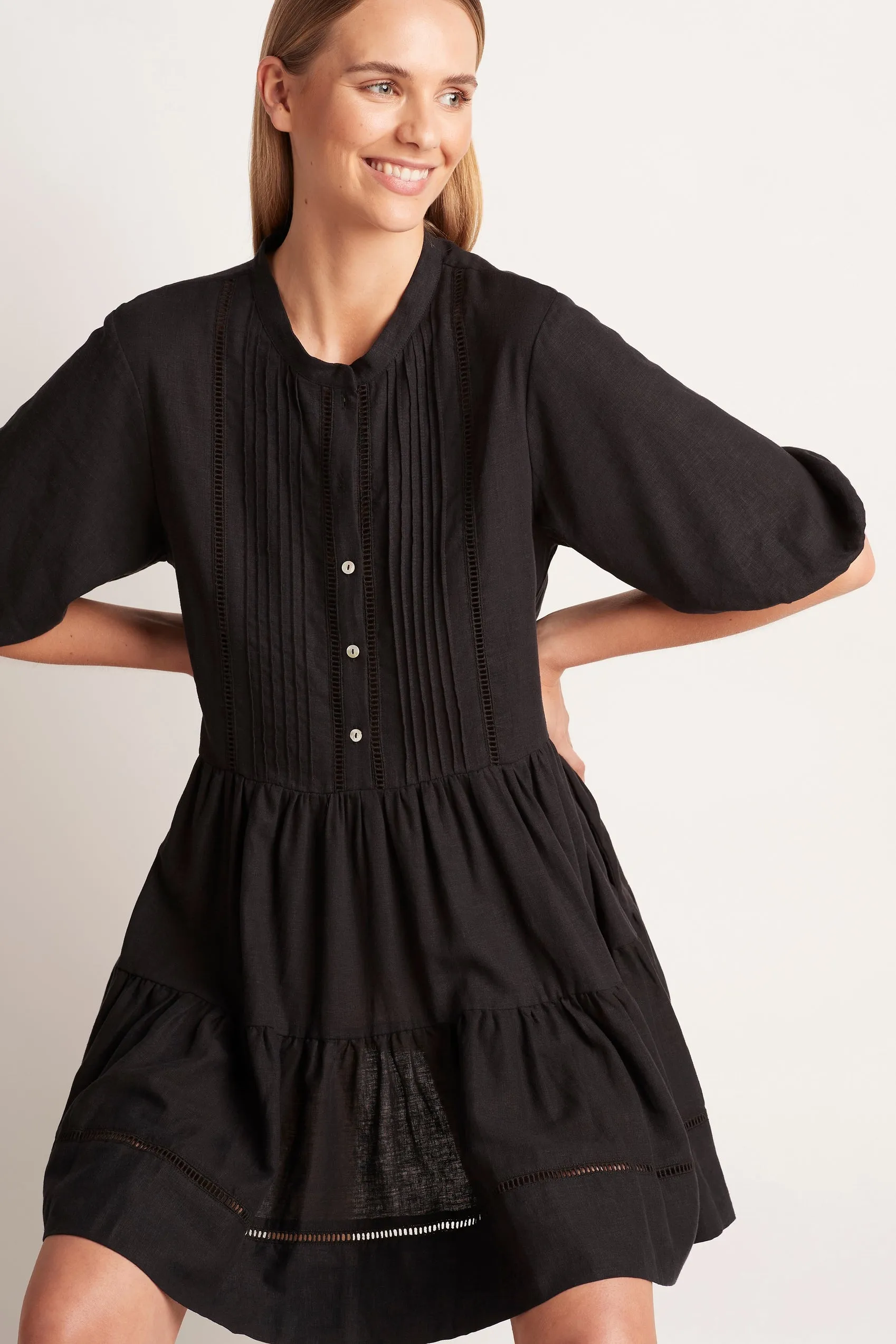 Tiered Mini Dress