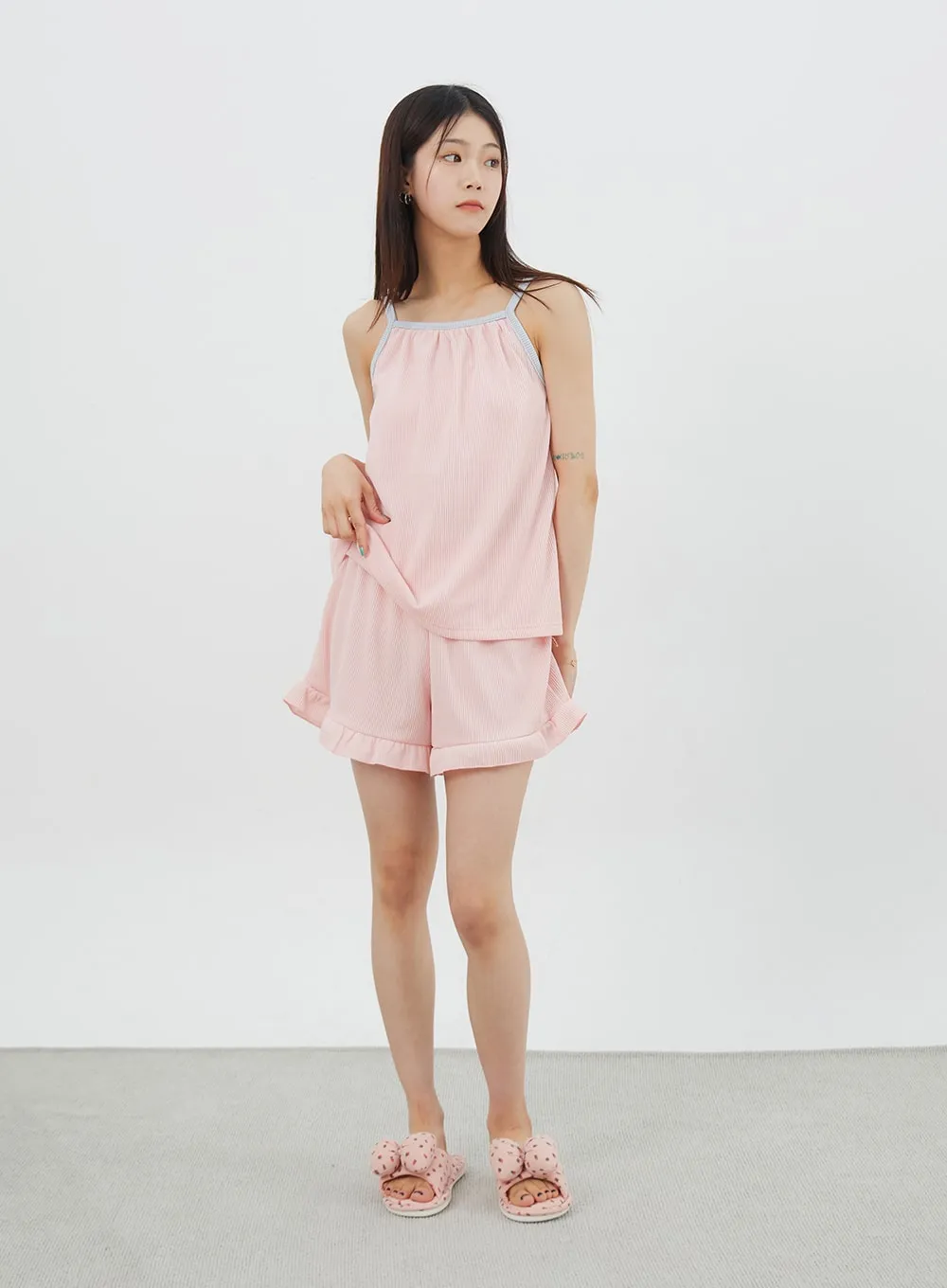 Two Color Pajama Set IY323