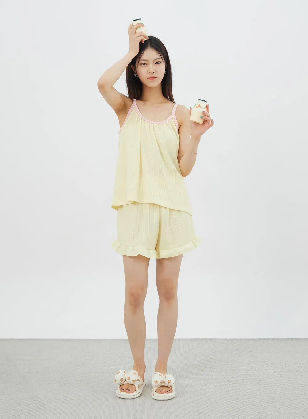 Two Color Pajama Set IY323