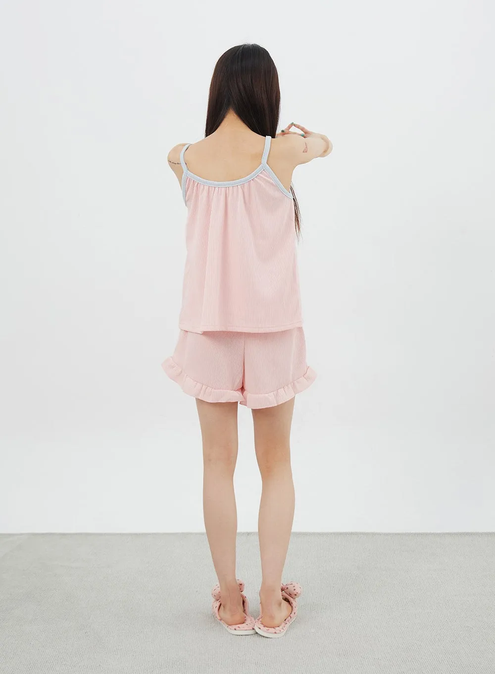 Two Color Pajama Set IY323