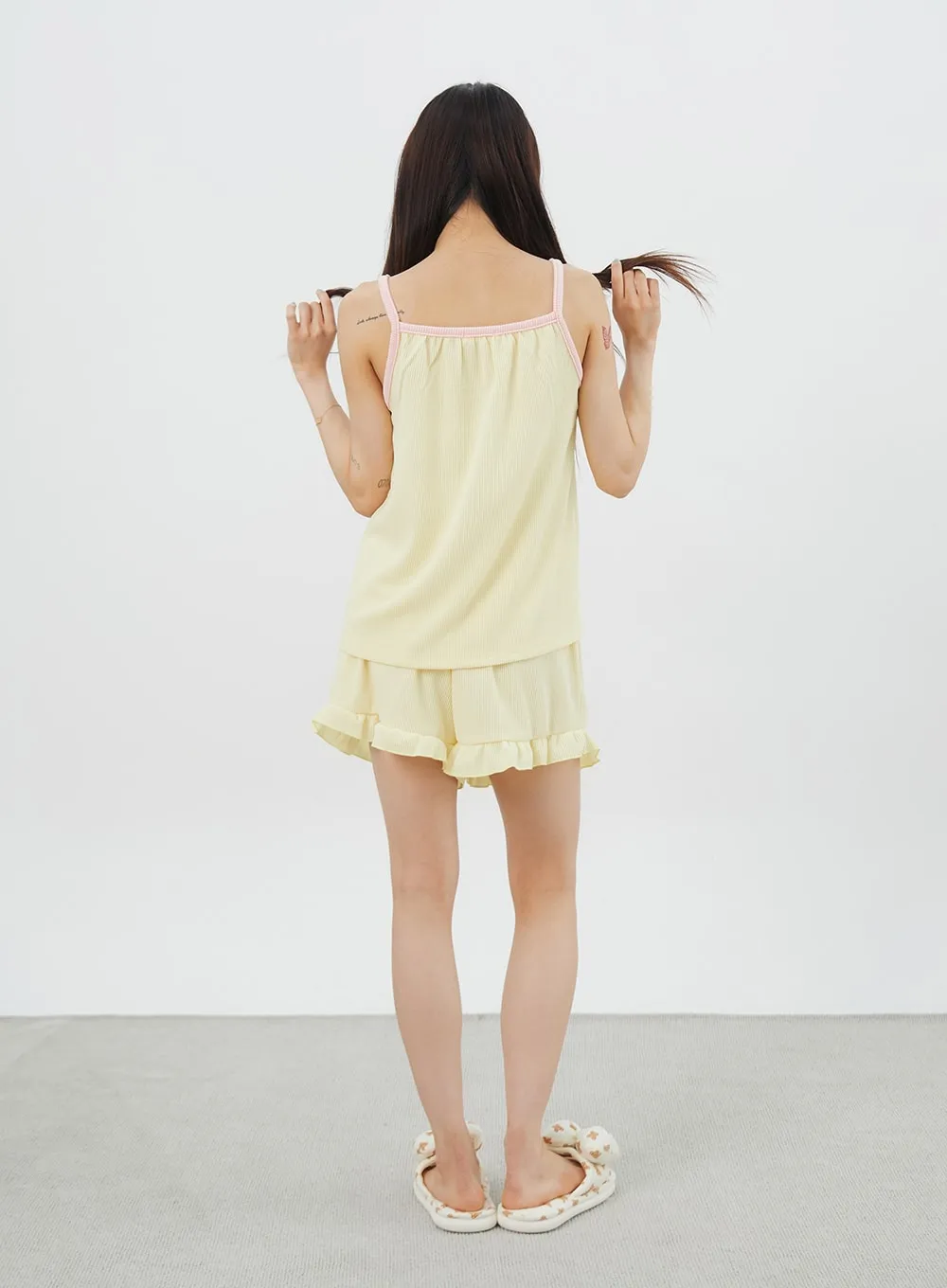 Two Color Pajama Set IY323